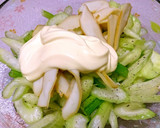 ♡セロリといかくんのマヨネーズ和え♡作り方5写真
