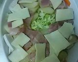 ☆春キャベツのマヨたまチーズ焼き☆作り方5写真