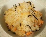 鮭とひじきご飯作り方4写真