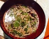 ささみと水菜の簡単スープ作り方4写真