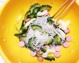 春雨サラダ ゴーヤとソーセージ使い作り方2写真