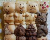 ちぎりぱん 3びきのこぶた作り方12写真