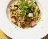 タコとセロリのパスタ〔オイルベース〕作り方7写真
