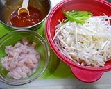 初めてでも簡単♪基本のヘルシーオムもやし作り方1写真