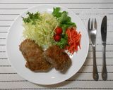 ♪チーズ香るカナダビーフのパン粉焼き作り方7写真