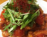 ごはんがすすむ☆鶏肉とトマトのチリソース作り方7写真
