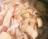 台風の日♪簡単肉じゃが 肉抜き油揚げ入り作り方3写真