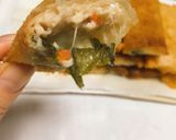 鶏しそチーズ揚げ春巻き作り方4写真