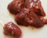 簡単～「鶏レバー」のしぐれ煮！作り方1写真