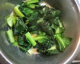 小松菜のオープンオムレツ〜朝ごはんに作り方3写真