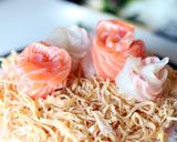 ひな祭りに　お花の「ちらし寿司ケーキ」作り方10写真