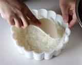 ひな祭りに　お花の「ちらし寿司ケーキ」作り方4写真