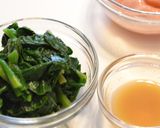鶏むね肉とほうれん草の味噌炒め【作りおき作り方2写真