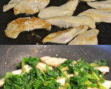 鶏むね肉とほうれん草の味噌炒め【作りおき作り方3写真