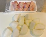 手羽元と大根の照り煮。【圧力鍋】作り方1写真
