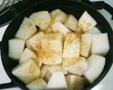 STAUBで水要らず。聖護院でいか大根♪作り方1写真