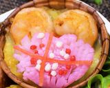フサフサハート蒲鉾バレンタイン キャラ弁作り方3写真