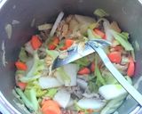 春キャベツ☆炒め豚汁！(全工程写真付き)作り方8写真