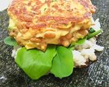 ぶ厚い納豆卵焼きのおにぎらず作り方8写真