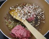 甘辛ナムプラーひき肉の冷やしうどん作り方2写真