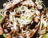 たっぷり野菜の【焼きうどん】作り方10写真