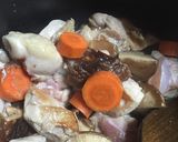 鶏肉・干し椎茸・人参の煮物作り方4写真