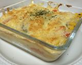 サーモン ホタテの豆乳クリームシチュー作り方10写真