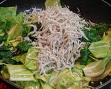 ✿菜の花としらすのペペロンチーノ風✿作り方7写真