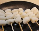 おやつランチに♪電子レンジで米粉の串団子作り方9写真