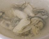 牡蠣のオリーブオイル煮。作り方1写真