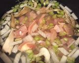 炊飯器で、鶏肉のお粥。作り方5写真