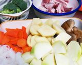 豚バラかたまりで肉じゃが作り方1写真