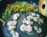 カンタン!肉味噌炒飯作り方2写真