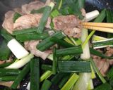 葉玉ねぎの豚玉炒め作り方3写真