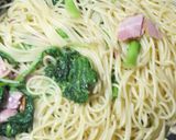 菜の花とベーコン＆ガーリックの美味パスタ作り方9写真