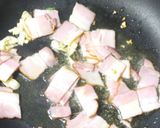 菜の花とベーコン＆ガーリックの美味パスタ作り方6写真