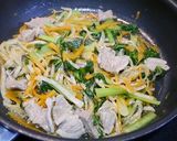 簡単！小松菜と根菜のけんちん炒め作り方2写真