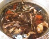 乾麺簡単 別茹でなし煮込みうどん作り方1写真