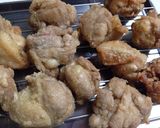 鶏もも肉のねぎたっぷり油淋鶏作り方3写真
