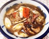 乾麺簡単 別茹でなし煮込みうどん作り方7写真