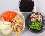 簡単✩フライパンでひじきの煮物作り方1写真