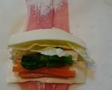 野菜たっぷり♪チーズと一緒に肉巻き★作り方4写真