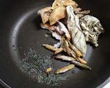 開きナメコ、ヒラタケ、菊芋などの混ぜご飯作り方5写真