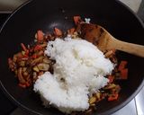 開きナメコ、ヒラタケ、菊芋などの混ぜご飯作り方10写真