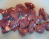 簡単常備菜　鶏肝の甘辛煮作り方2写真
