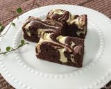 簡単オシャレ♥チョコ&クリチのブラウニー作り方8写真