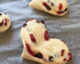 クランベリー&チョコのハート(基本生地)作り方6写真