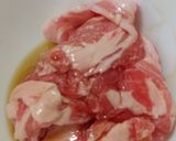 お弁当にも！　豚こま肉のカレー竜田揚げ作り方1写真