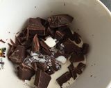 レンジbe材料2つ生チョコレートクリーム作り方1写真