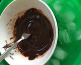 レンジbe材料2つ生チョコレートクリーム作り方3写真